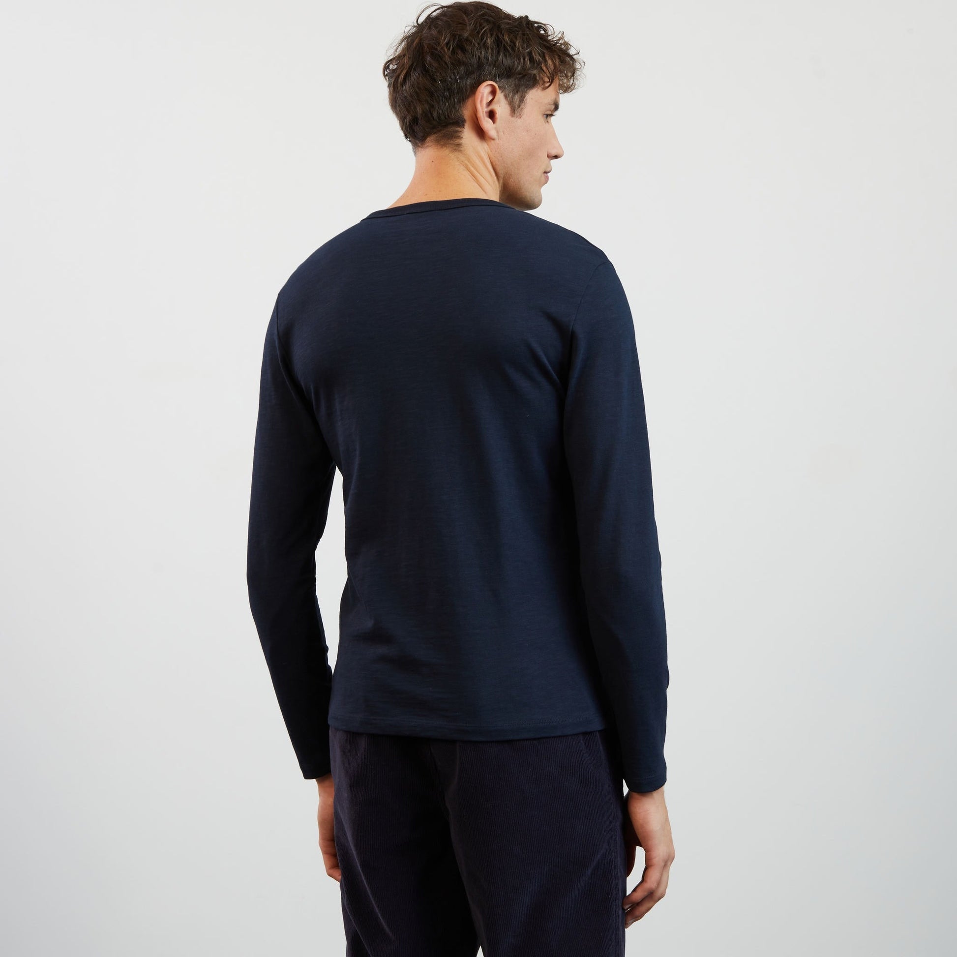 Plain Dark Blue Long-Sleeved T-Shirt_H23MAITL0023_BLF_04