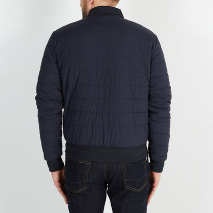 Navy Blue Long-Sleeved Puffa Jacket_H23PAMDL0004_BLF_02