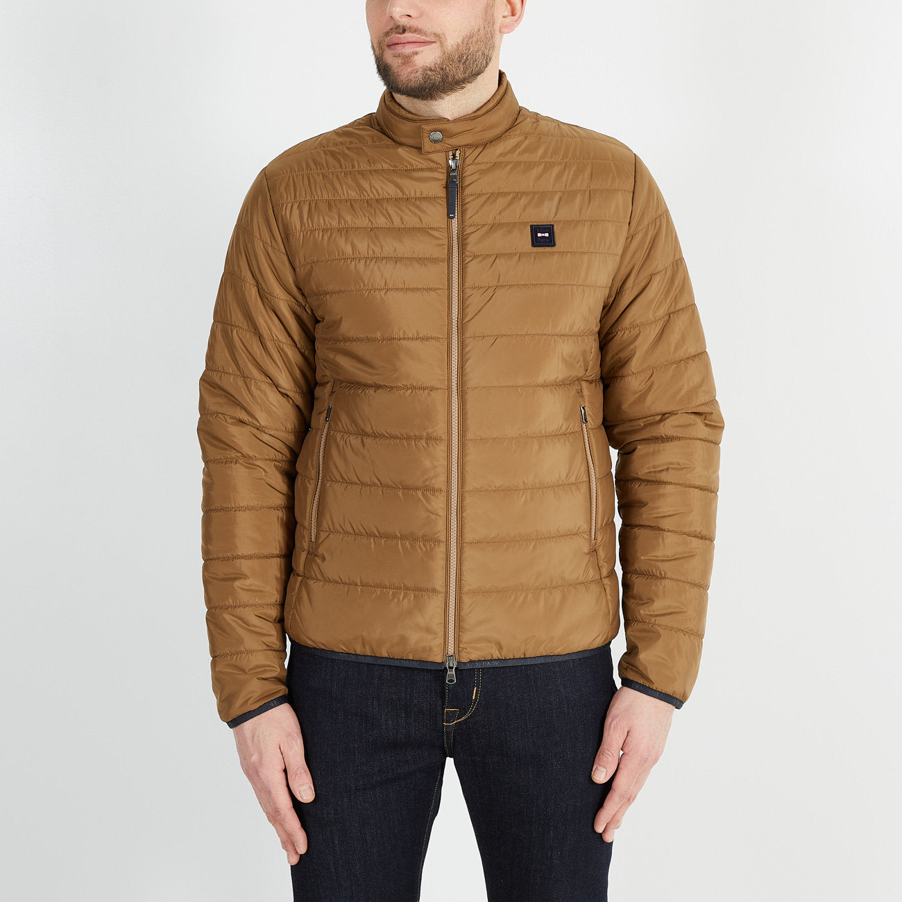 Brown Long-Sleeved Puffa Jacket_H23PAMDL0008_BEF4_01