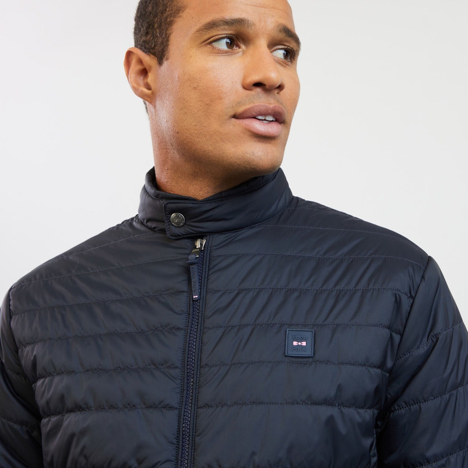 Navy Blue Long-Sleeved Puffa Jacket_H23PAMDL0008_BLF_07