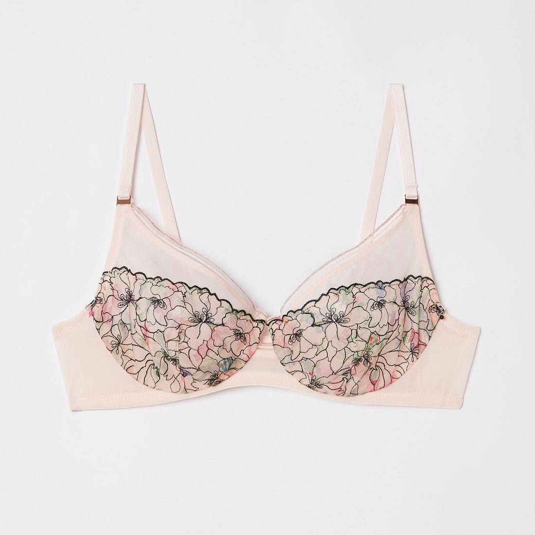 Printed Balcony Bra In Different Cup Sizes