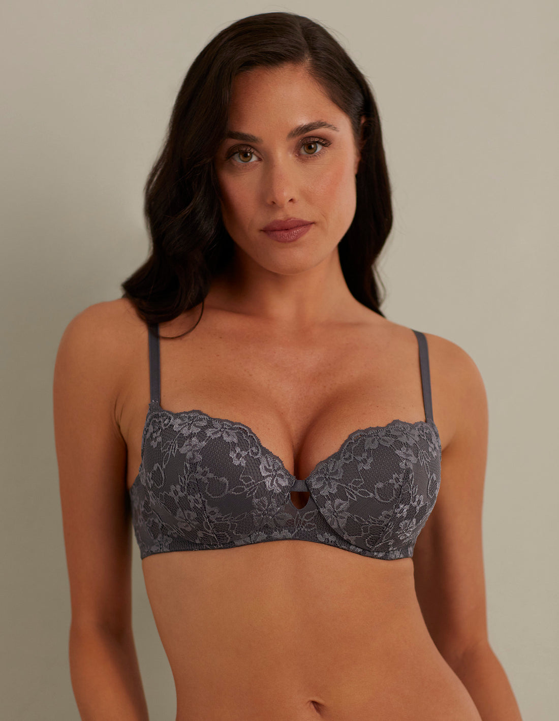 Primula Color Lace Padded Balcony Bra_IBAD163002_055_01