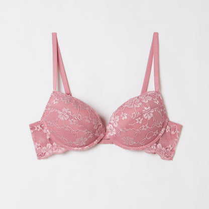 Antique Rose Push Up Bra