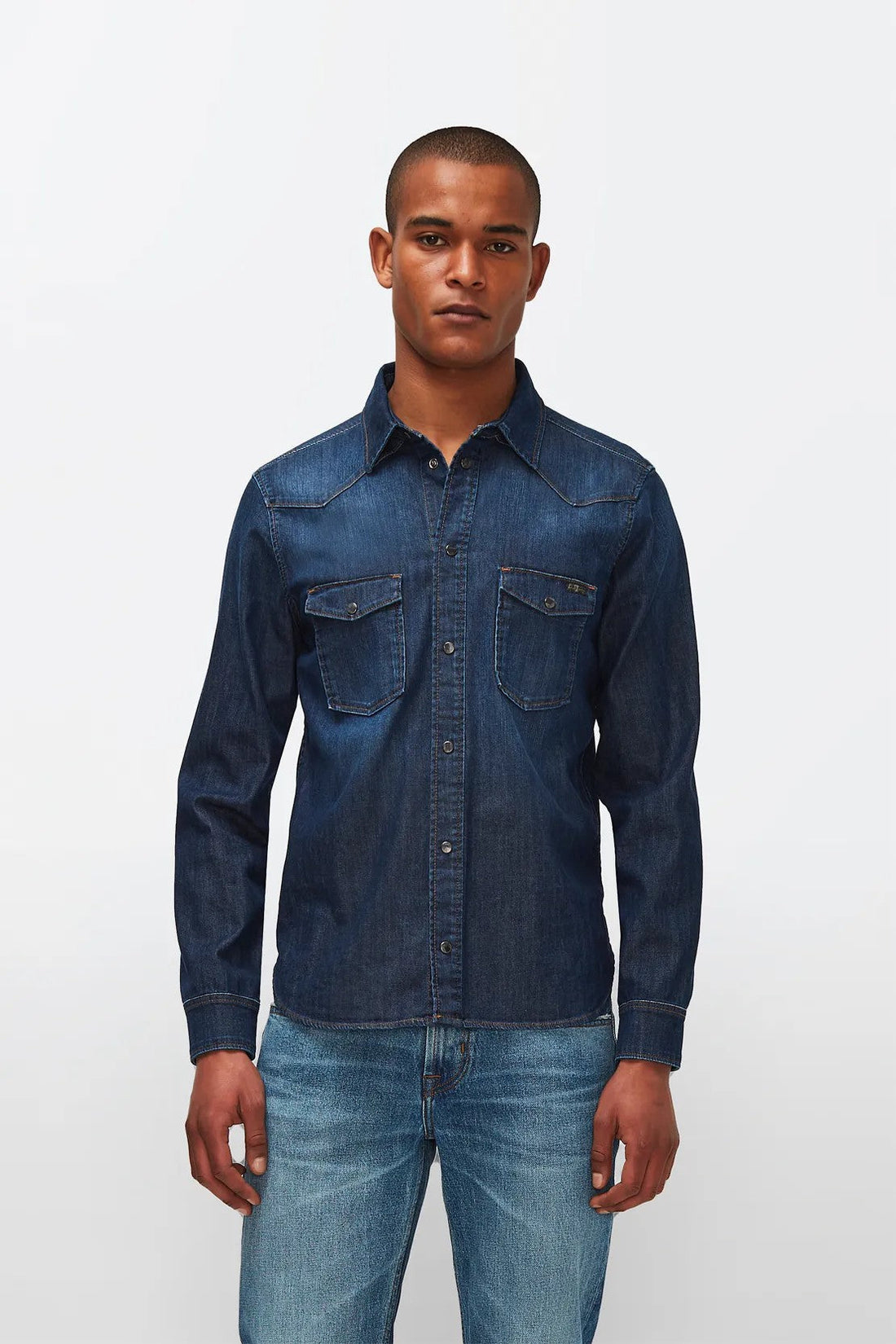 Western Shirt Stretch Tek Elementary 7 For All Mankind