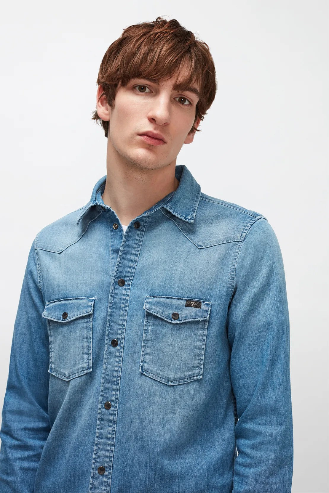 Western Shirt Stretch Tek Fundamental 7 For All Mankind