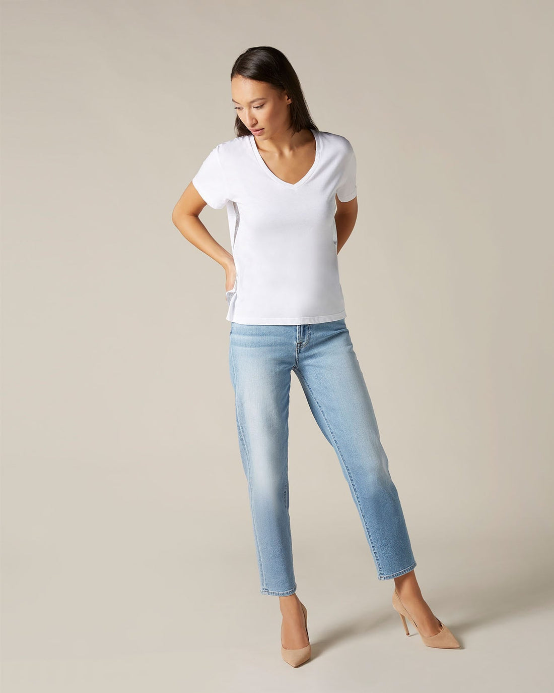 Light Blue MALIA Luxe Vintage Blue Eyes 7 For All Mankind