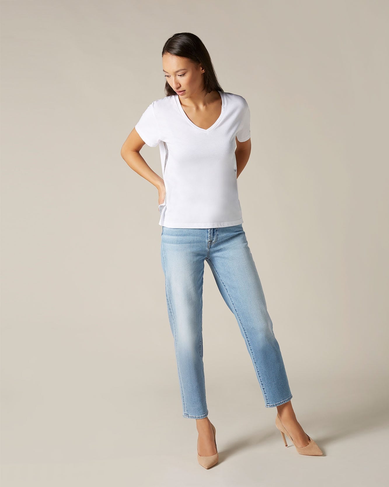 Light Blue MALIA Luxe Vintage Blue Eyes 7 For All Mankind