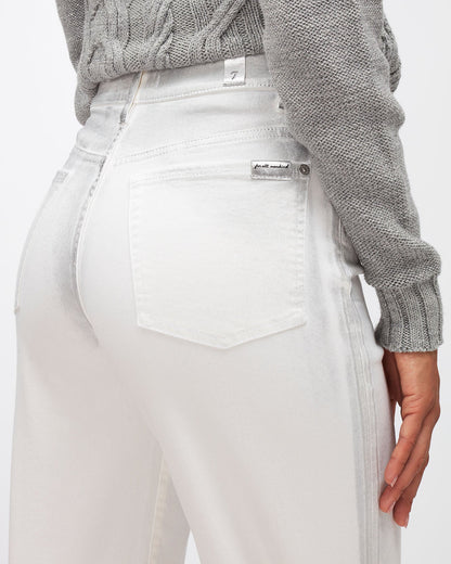 White MALIA Silver Cloud 7 For All Mankind