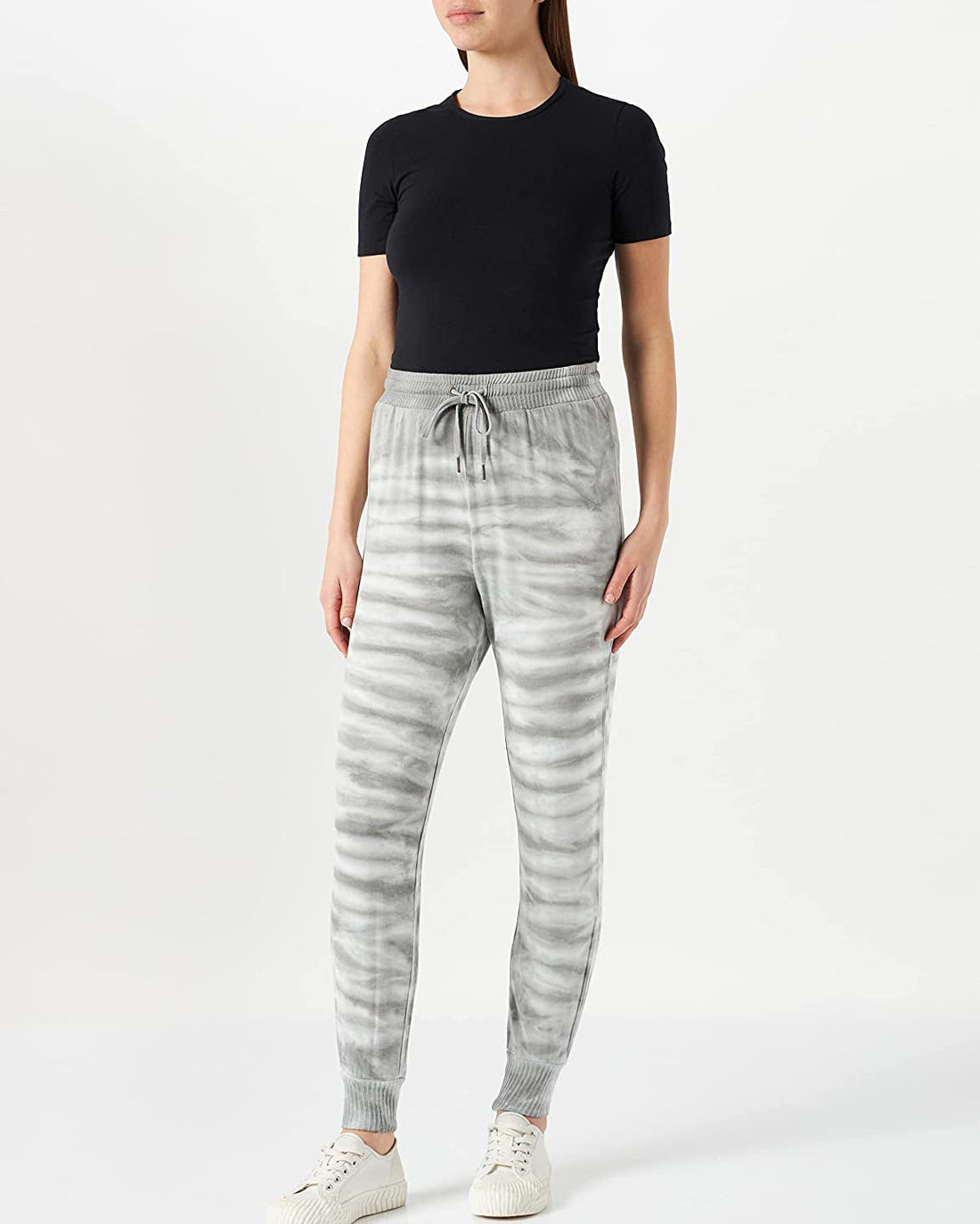 Light Grey Journey Jogger Super Soft Smoke Tie Dye 7 For All Mankind