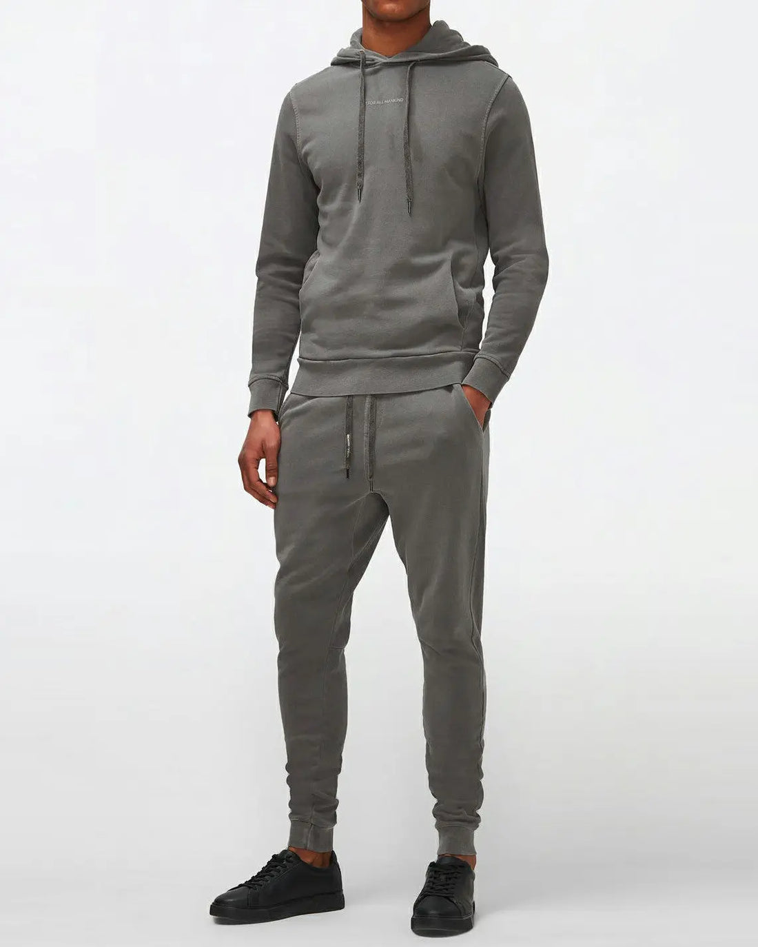 Sweatpants Mineral Dye Charcoal Grey - BEVAVA