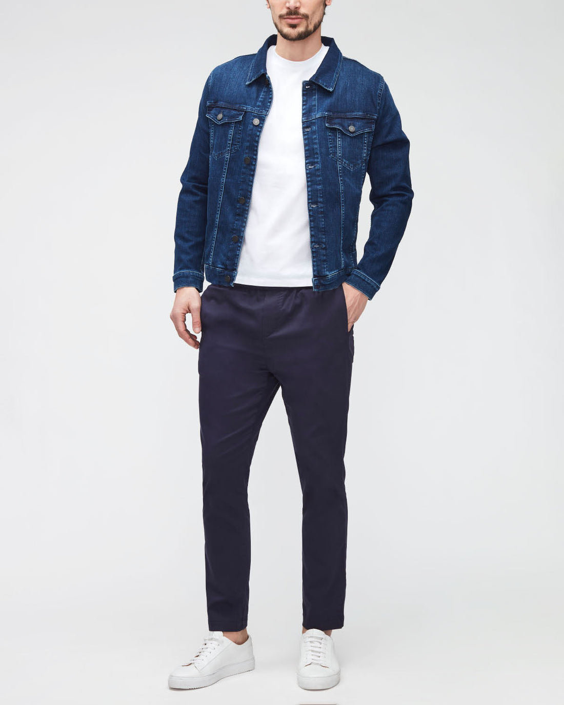 Dark Blue Jogger Chino Tech Series Navy 7 For All Mankind