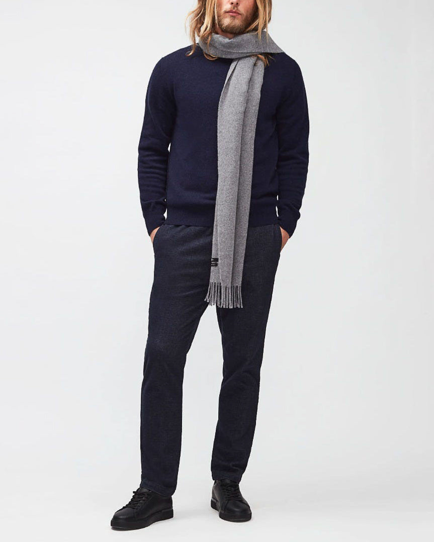 Dark Blue Jogger Chino Cotton Wool Midnight 7 For All Mankind