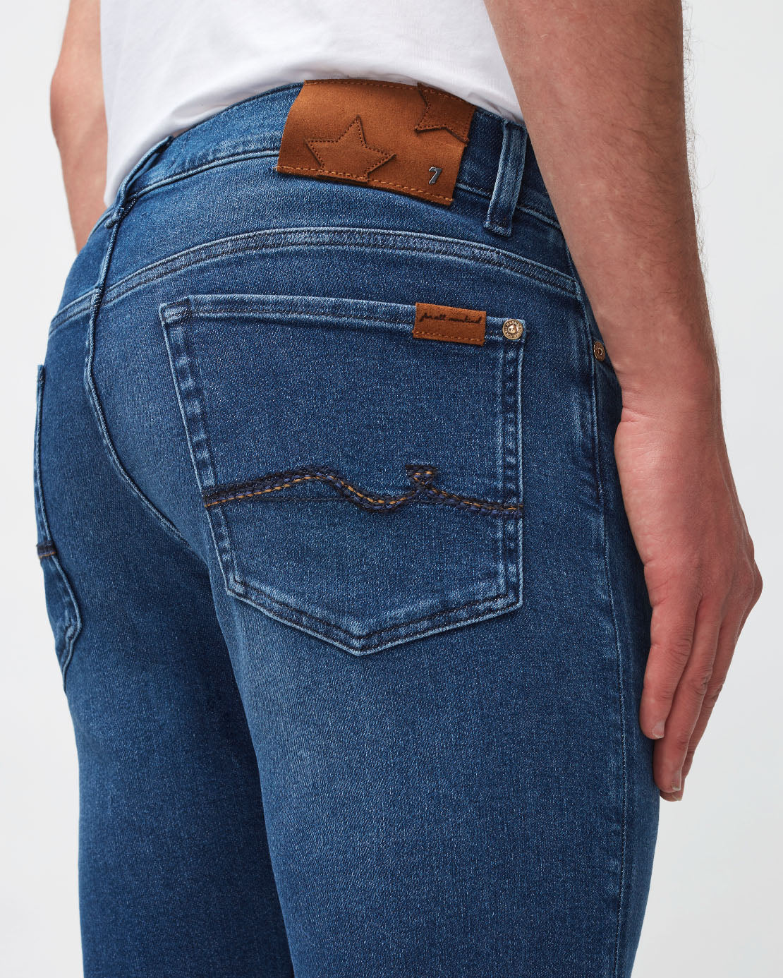 Middle Blue Ronnie Special Edition Stretch Tek Eco Falling 7 For All Mankind