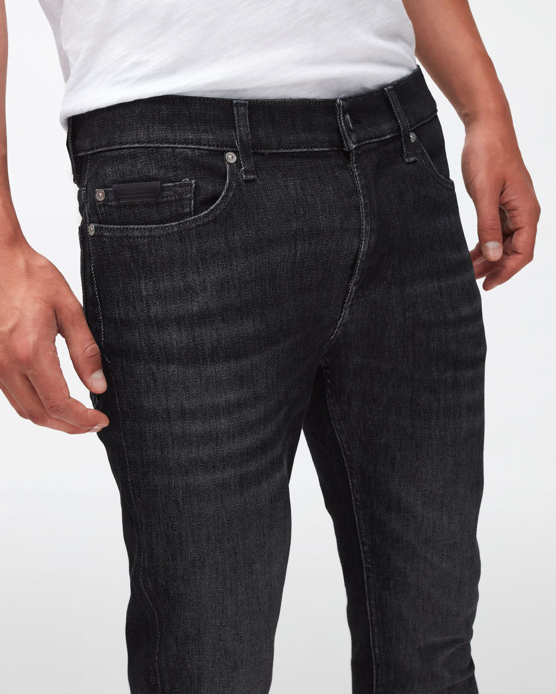 Black Ronnie Special Edition Stretch Tek Stars 7 For All Mankind