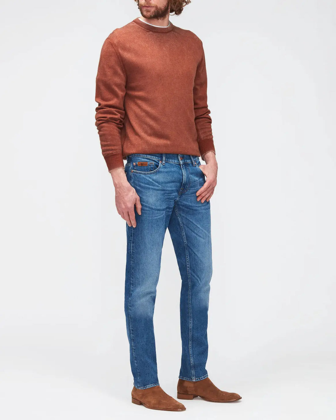 Middle Blue Ronnie Sp Edition American Vintage Strolling Blue - BEVAVA