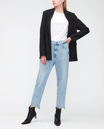 Light Blue Dylan Looker With High Low Hem 7 For All Mankind