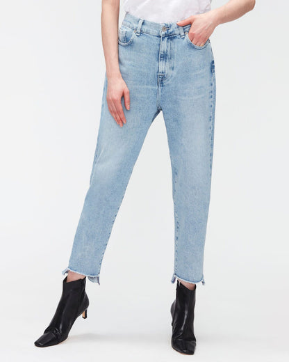 Light Blue Dylan Looker With High Low Hem 7 For All Mankind