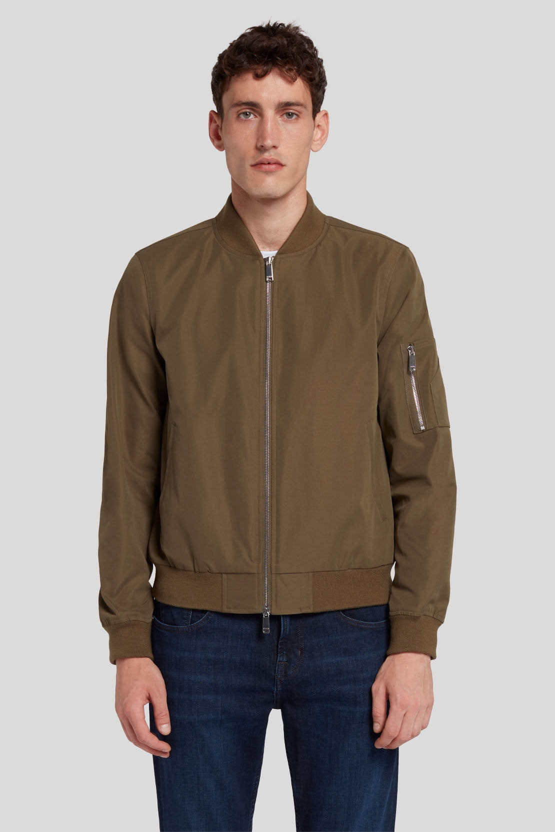 Bomber Jacket Tech Series Army_JSEMQ320AR_AR_01