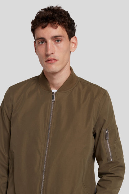 Bomber Jacket Tech Series Army_JSEMQ320AR_AR_03