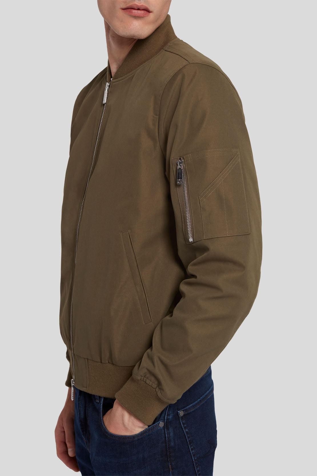 Bomber Jacket Tech Series Army_JSEMQ320AR_AR_06