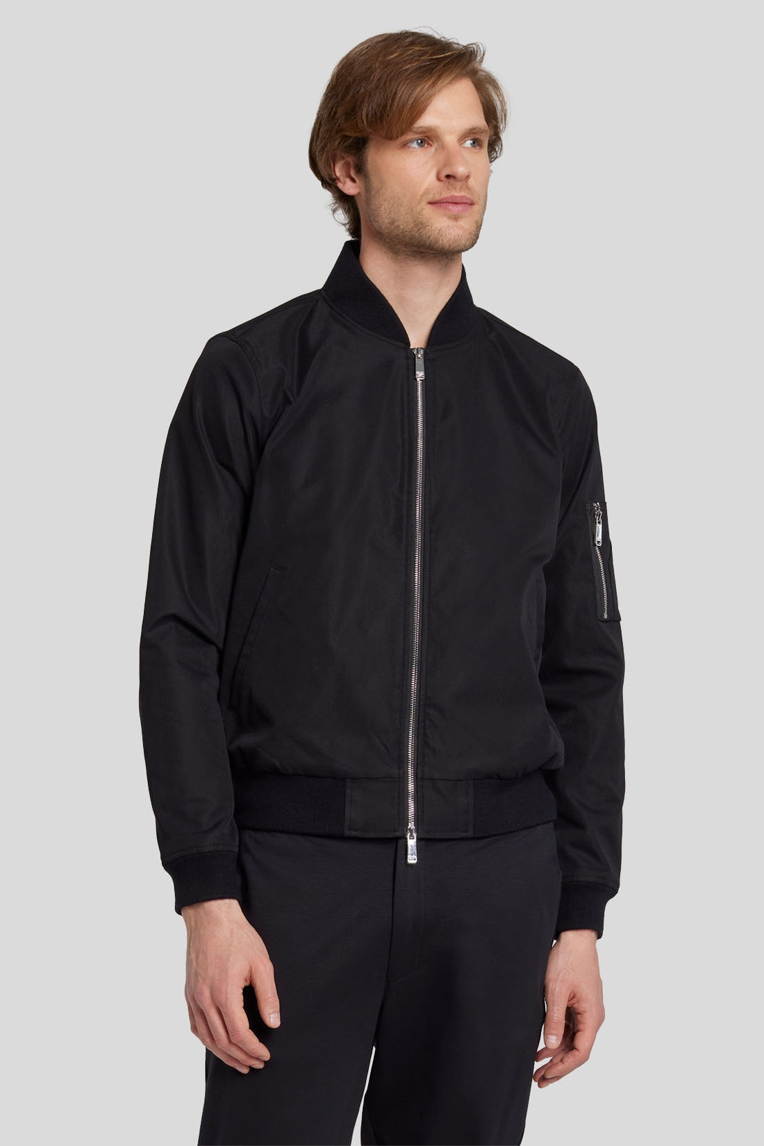 Bomber Jacket Tech Series Black_JSEMQ320BK_BK_01