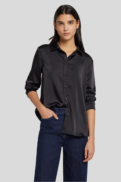 Satin Shirt Poly Satin Black_JSFL5580BK_BK_05