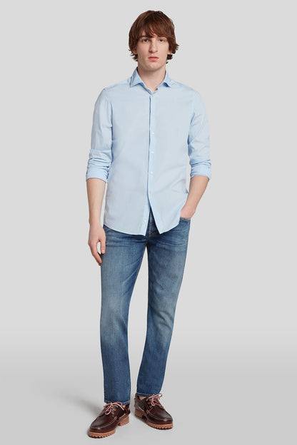 Cutaway Shirt Popeline Light Blue_JSFM2110LB_LB_05