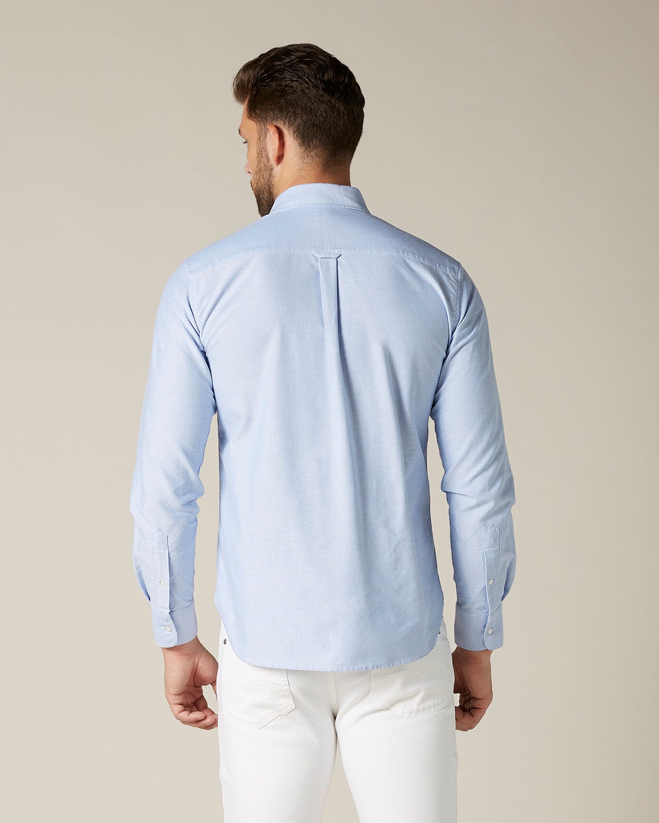 Light Blue Button Down Shirt Oxford Light Blue 7 For All Mankind