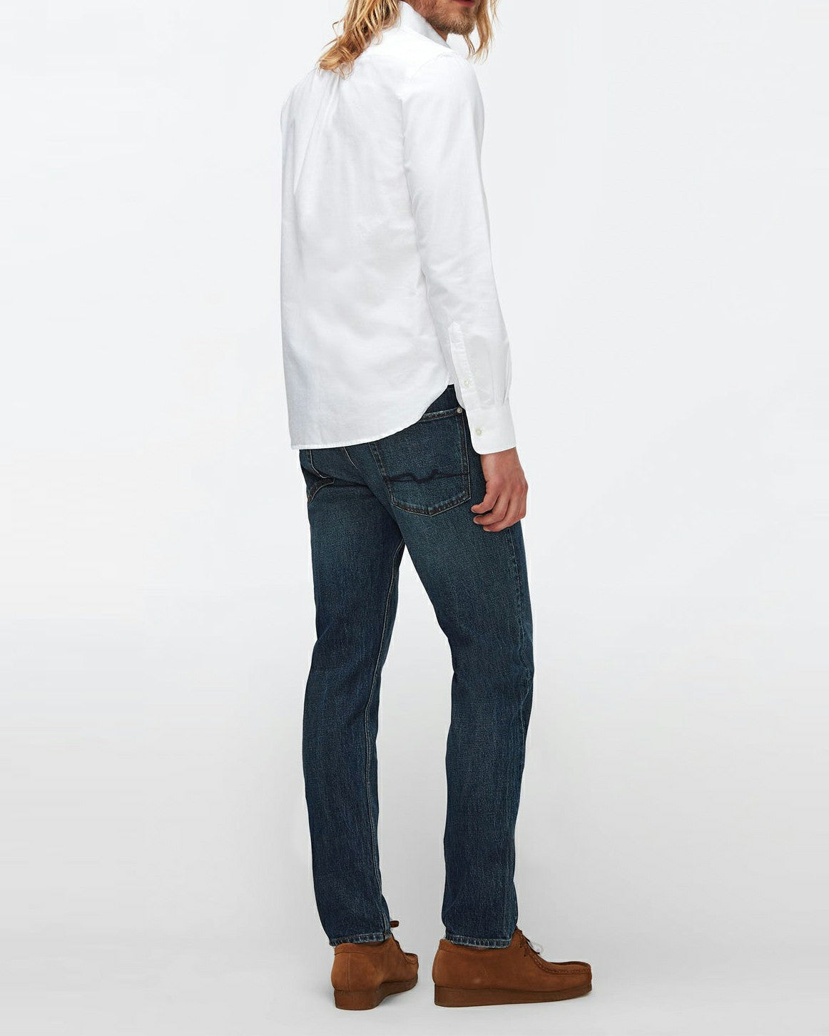 Button Down Shirt Oxford White 7 For All Mankind