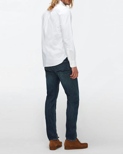 Button Down Shirt Oxford White 7 For All Mankind