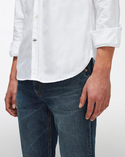Button Down Shirt Oxford White 7 For All Mankind