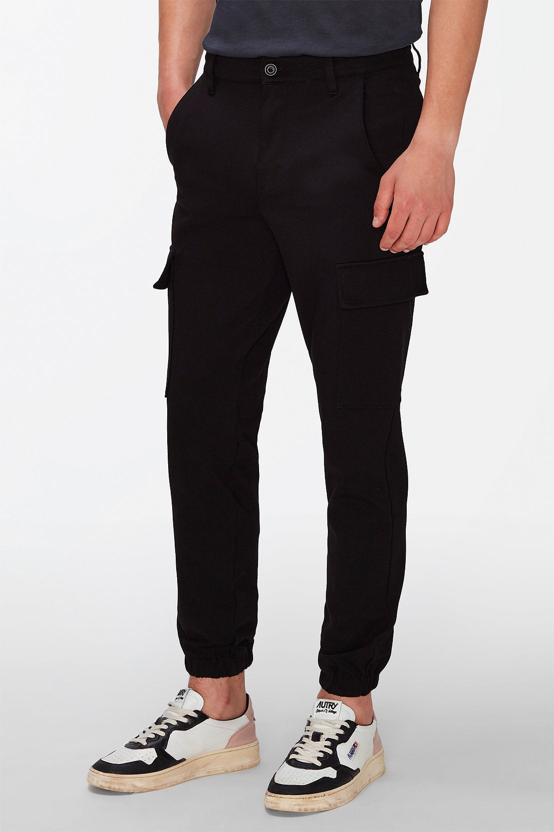 Cargo Chino Double Knit Black_JSGCB960BL_BL_02