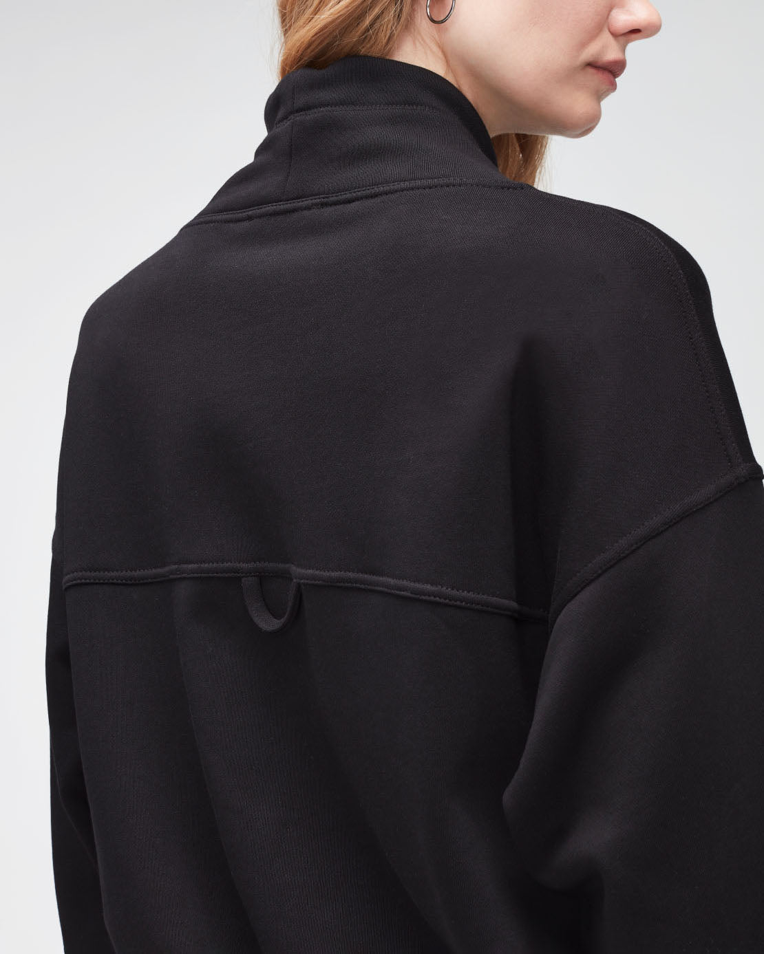 Black Utility Sweat Shirt Cotton Black 7 For All Mankind