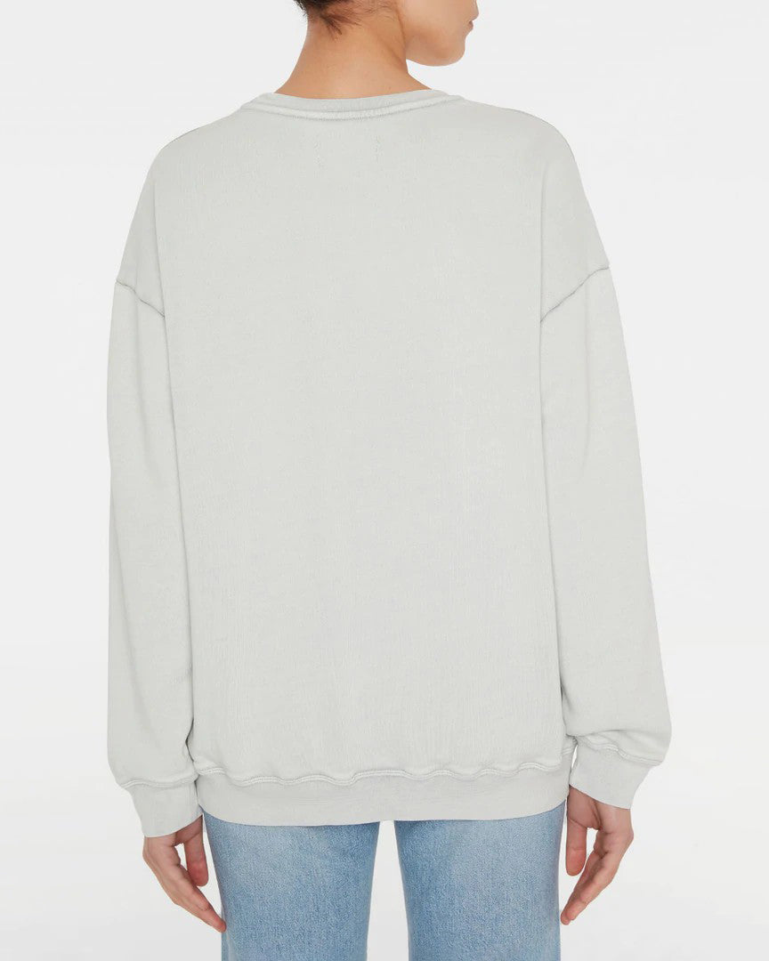 Light Grey Mankind Sweat Cotton With Printed Logo Peony 7 For All Mankind