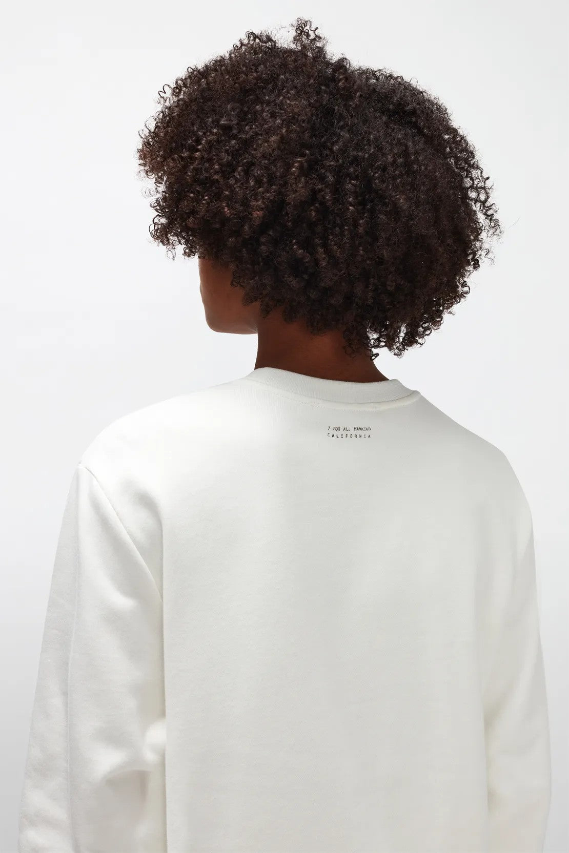 Mankind Sweatshirt Cotton Winter White 7 For All Mankind