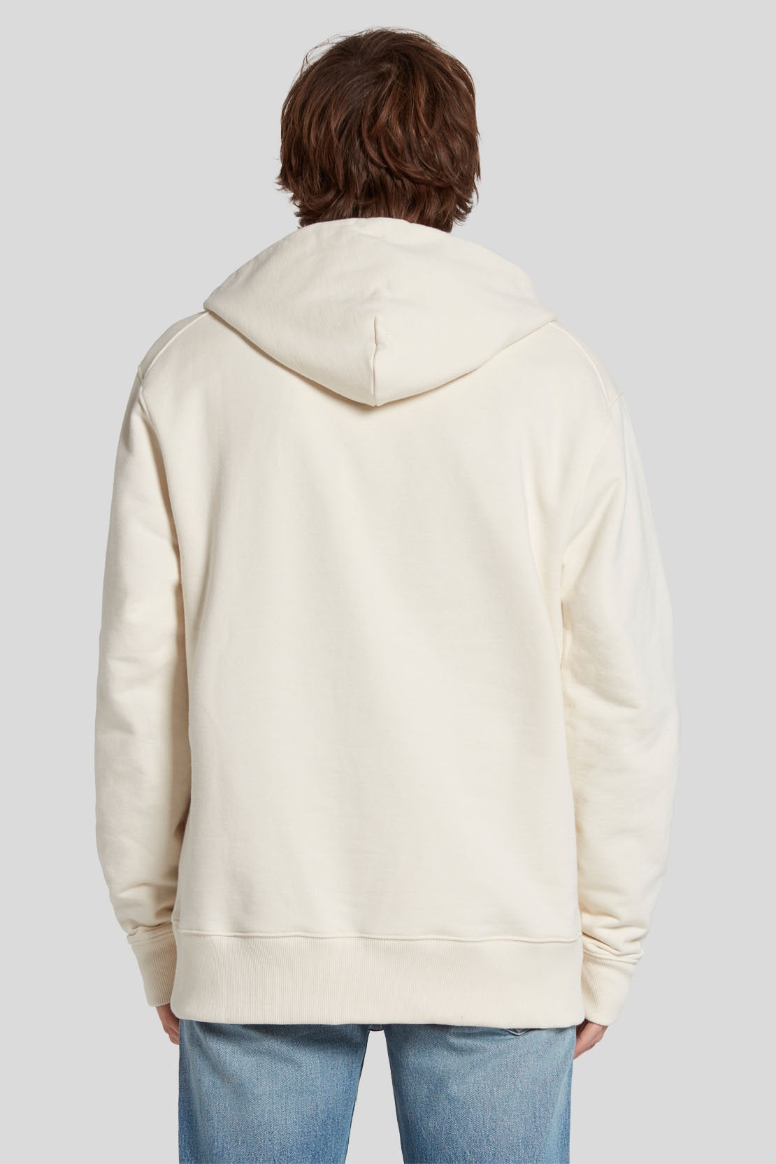 Hoodie Organic Cotton Dover White_JSGM354ODW_DW_04