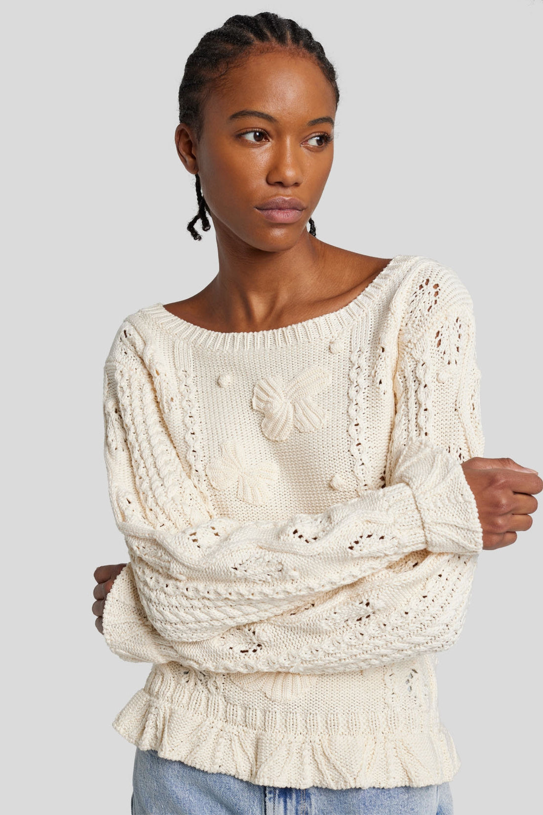 Bobble Sweater Cotton Cream_JSHL5480CR_CR_01