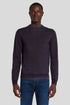 Crew Neck Knit Merino Fast Dye Naval Blue_JSHM2160NB_NB_01