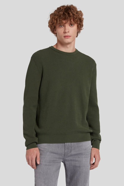 Sweater Luxe Performance Army_JSHM2260PA_PA_01