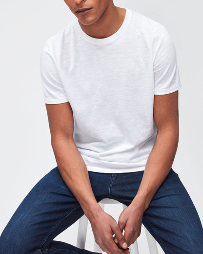 T-Shirt Slub White 7 For All Mankind