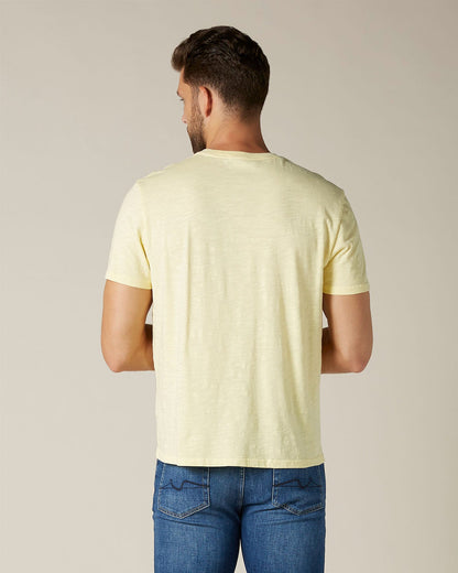 Yellow T-SHIRT Slub Yellow 7 For All Mankind