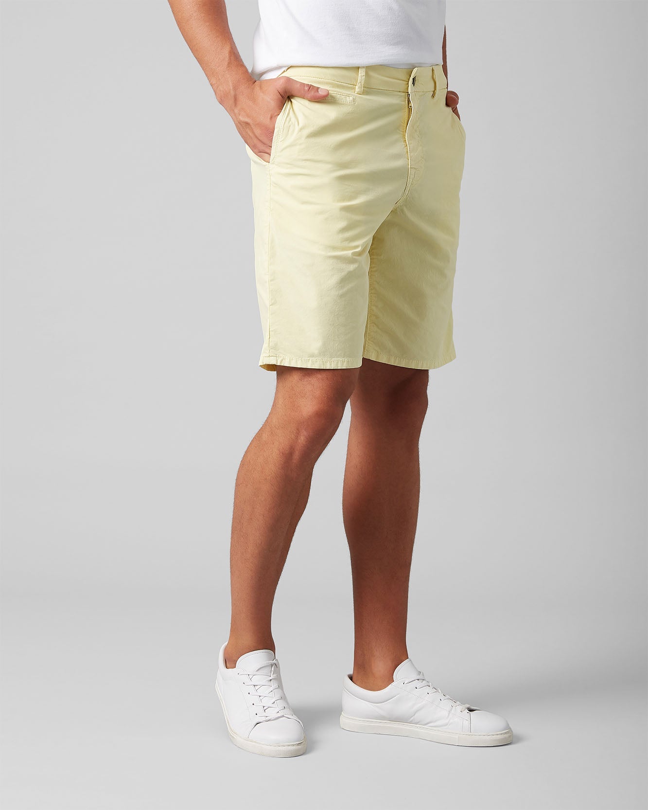 Yellow Clean Short Weightless Sun Shower 7 For All Mankind