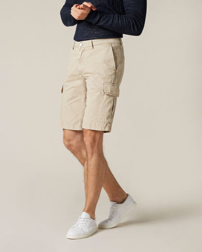 Beige Cargo Short Light Weight Colors Beige 7 For All Mankind