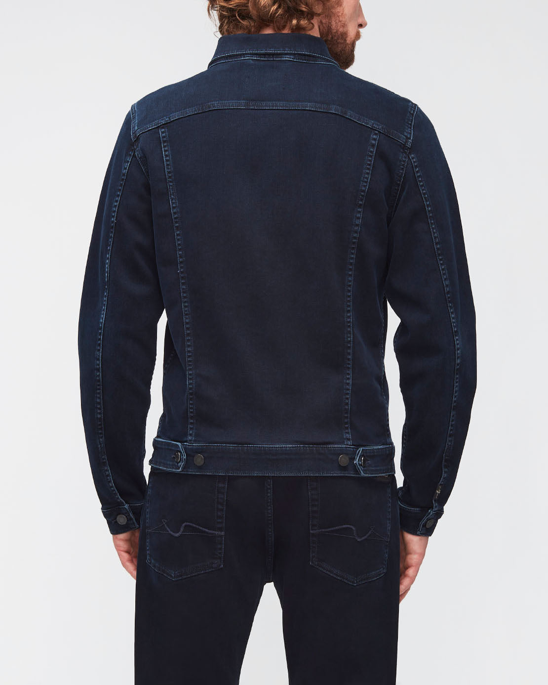 Dark Blue Perfect Jacket Luxe Performance Eco Blue Black