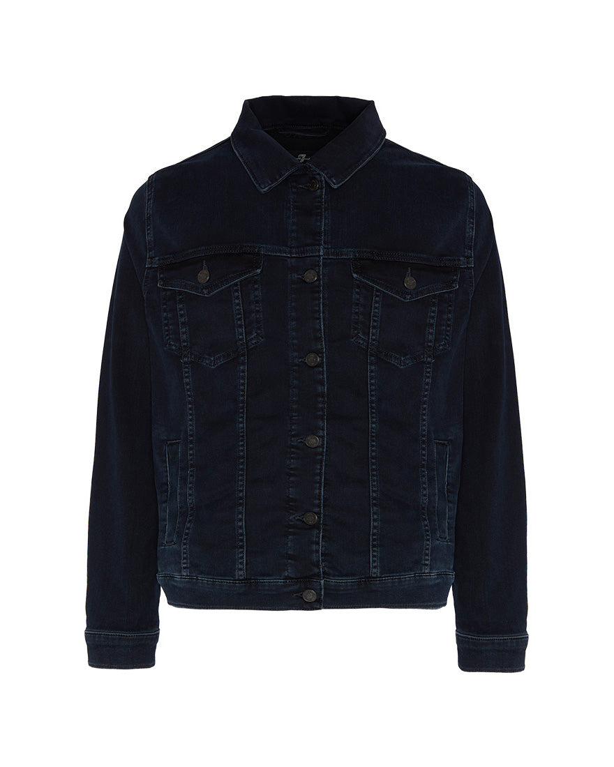 Dark Blue Perfect Jacket Luxe Performance Eco Blue Black