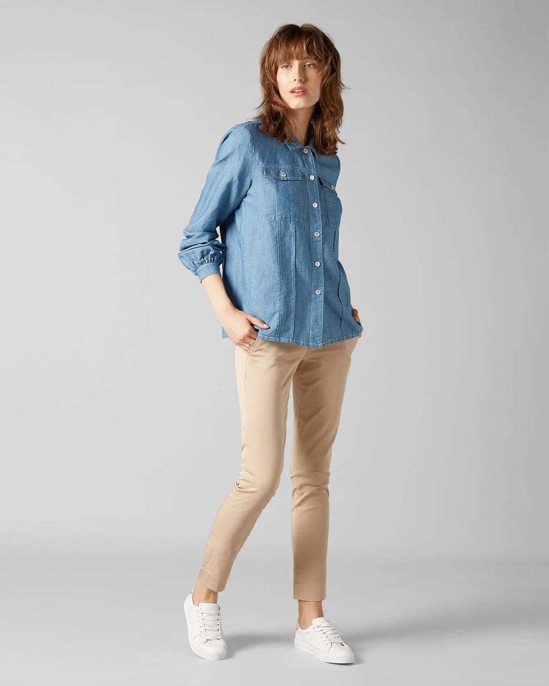 Beige Pyper Chino Sandcastle - BEVAVA