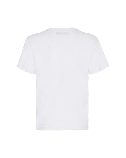 White Mankind Tee Cotton Printed Mankind White 7 For All Mankind