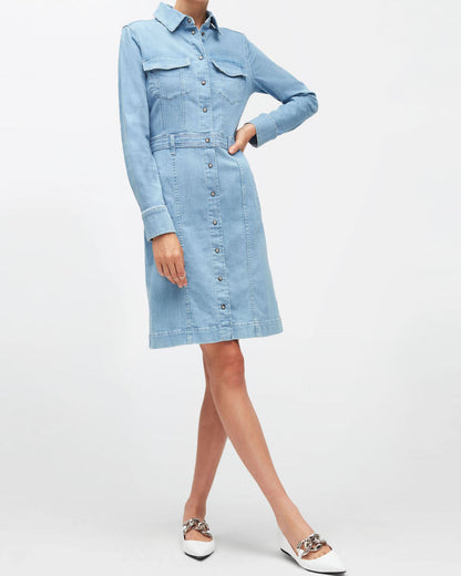 Light Blue Luxe Dress Tomorrow 7 For All Mankind