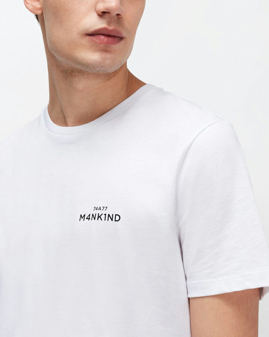 Back Logo Tee Cotton White 7 For All Mankind