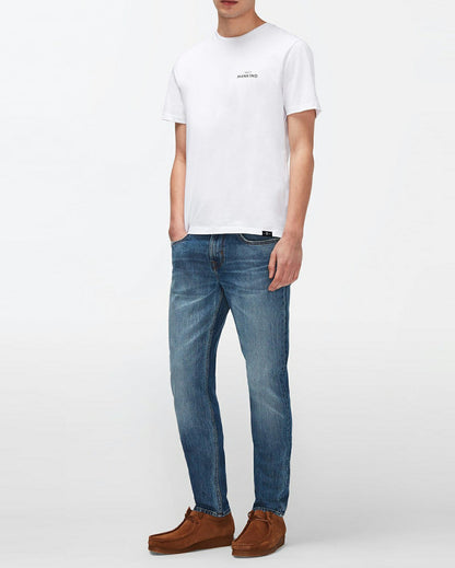 Back Logo Tee Cotton White 7 For All Mankind